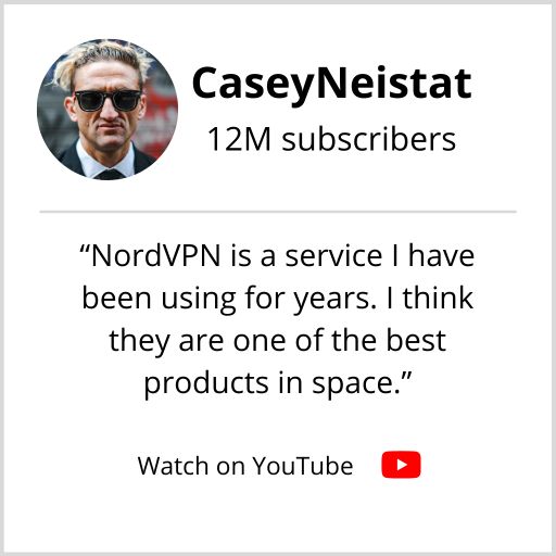 What CaseyNeistat have to say about NordVPN encryption